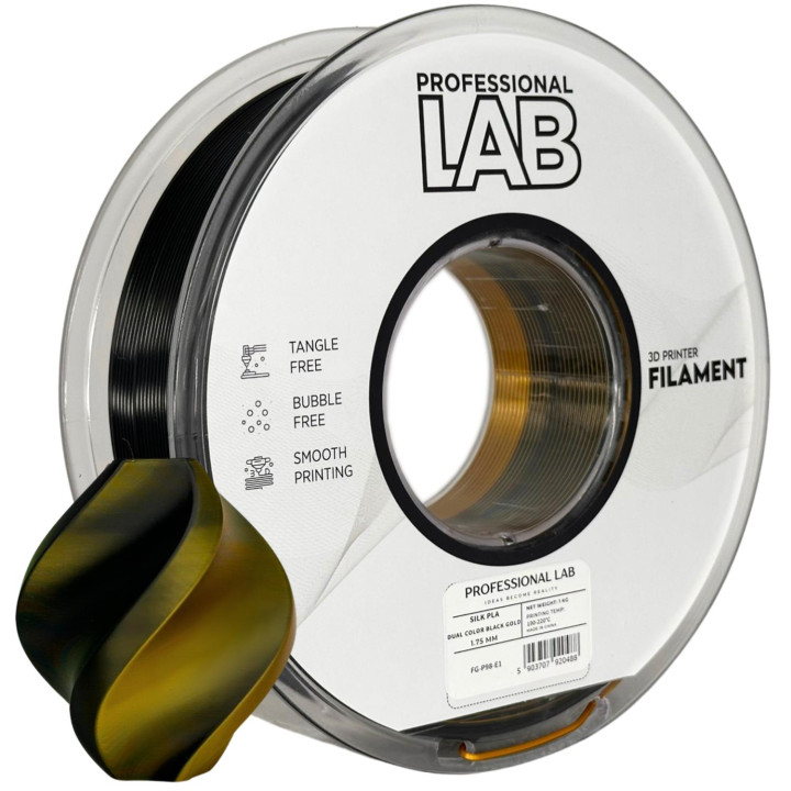 Silk PLA Dual Color black gold | Smart Print