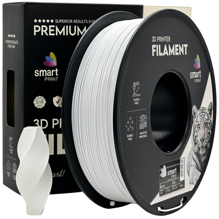 Silk PLA alb | Smart Print