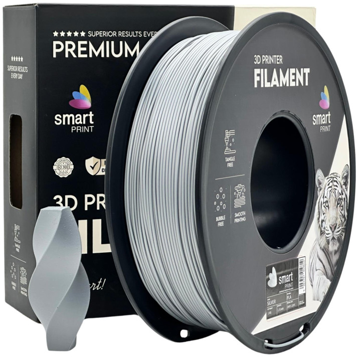 Silk PLA silver | Smart Print