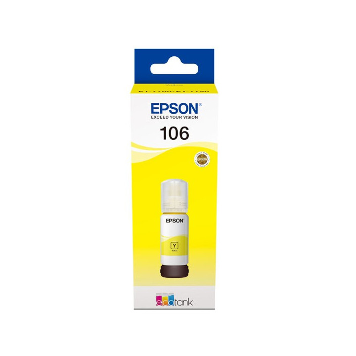 Epson original ink C13T00R440, 106, yellow, 70ml