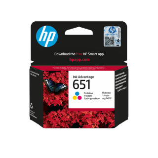 HP OEM 651 Цветен Мастило