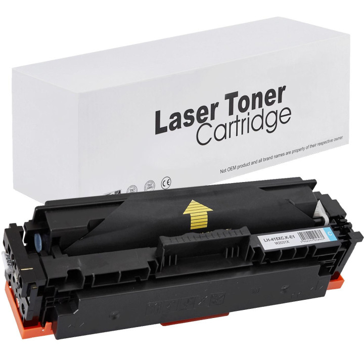 Toner HP-415XC.K | fără cip | W2031X / CRG055