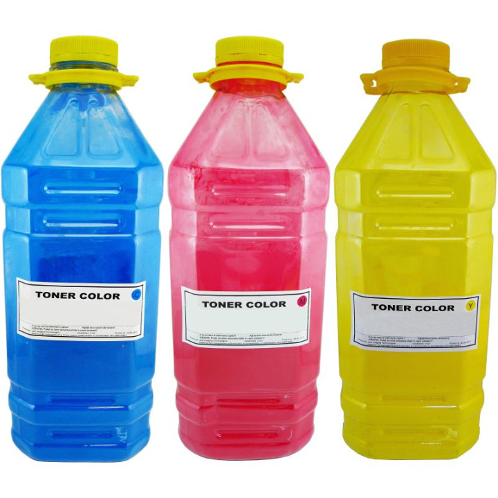 1 kg Bidon toner refill compatibil HP CF212A, CE252A yellow