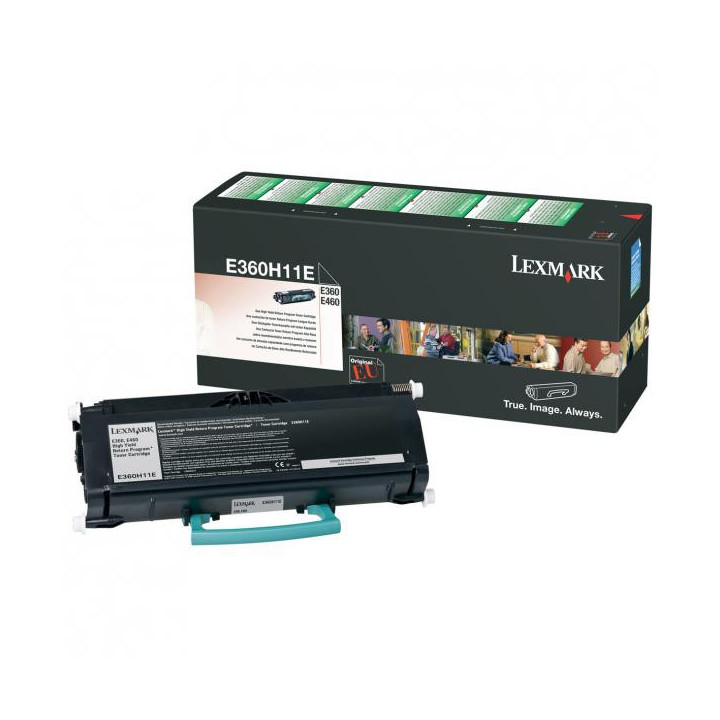Компатибилен тонерен пълнеж E360H11E, 9000 листове за принтери Lexmark (Orink white box)