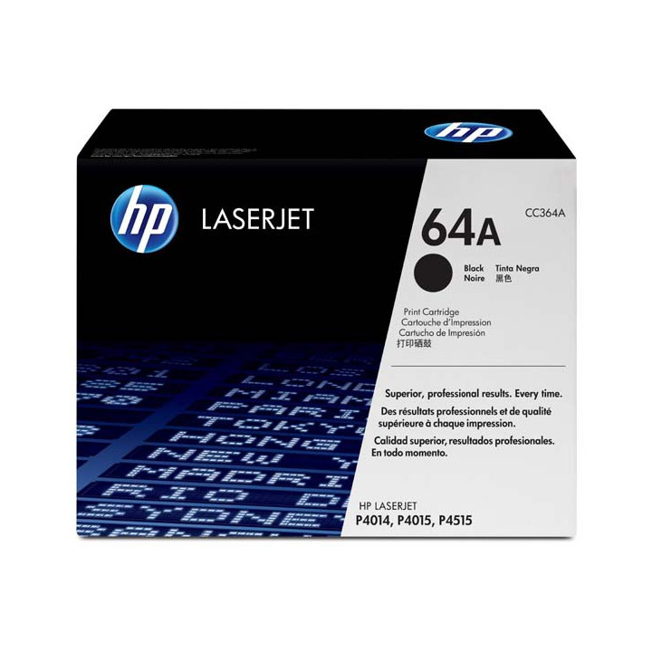 Compatible toner cartridge CC364A, 64A, CE390A, 90A, 10000 pages for HP printers