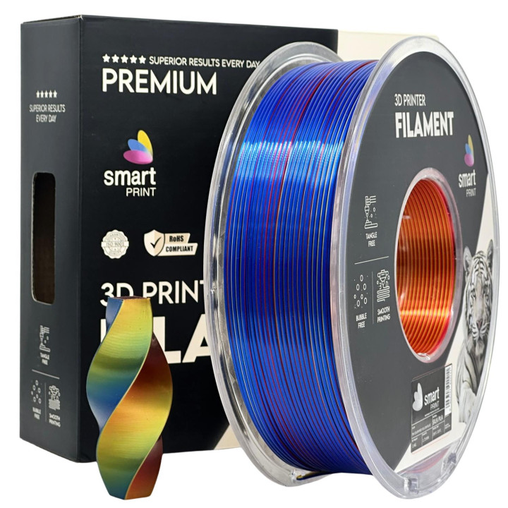 Silk PLA Три Цвята червено жълто синьо | Smart Print