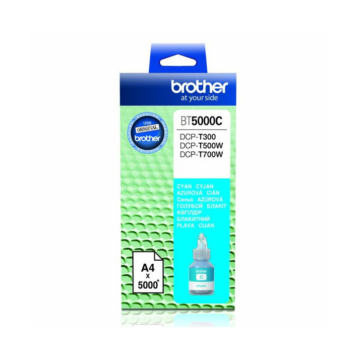 Compatible ink cartridge BT5000C, 100ml for Brother printers (ORINK BULK)