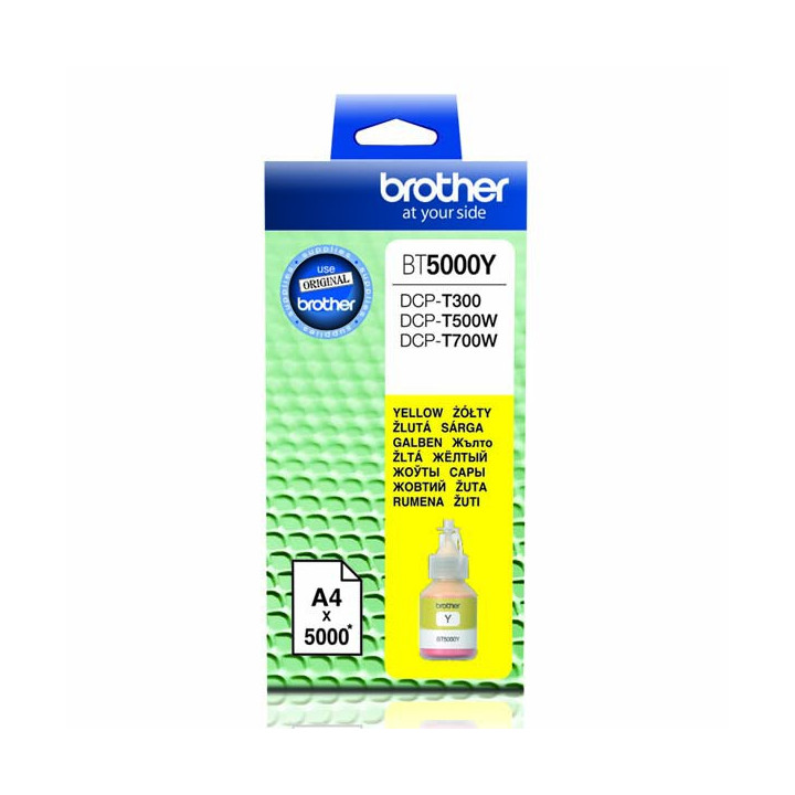 Compatible ink cartridge BT5000Y, 100ml for Brother printers (ORINK BULK)