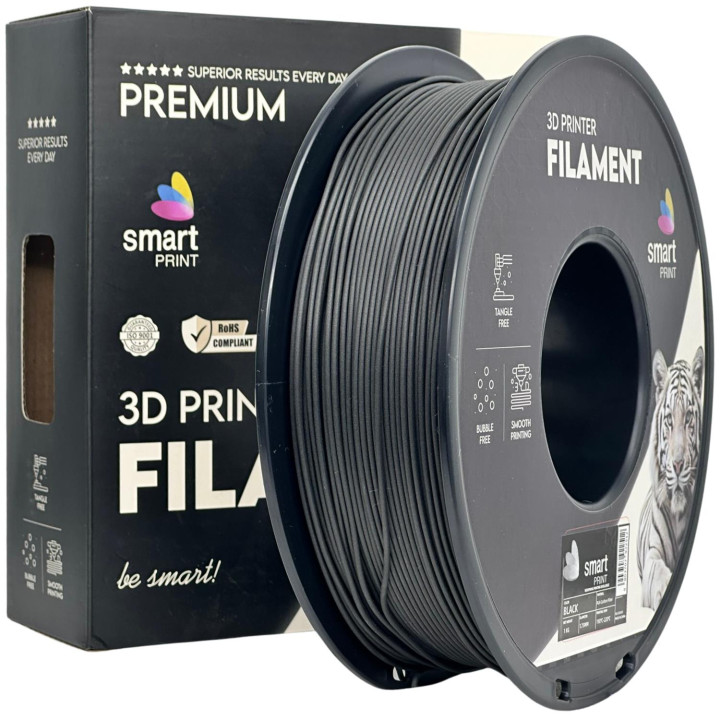 Silk PLA negru | Smart Print