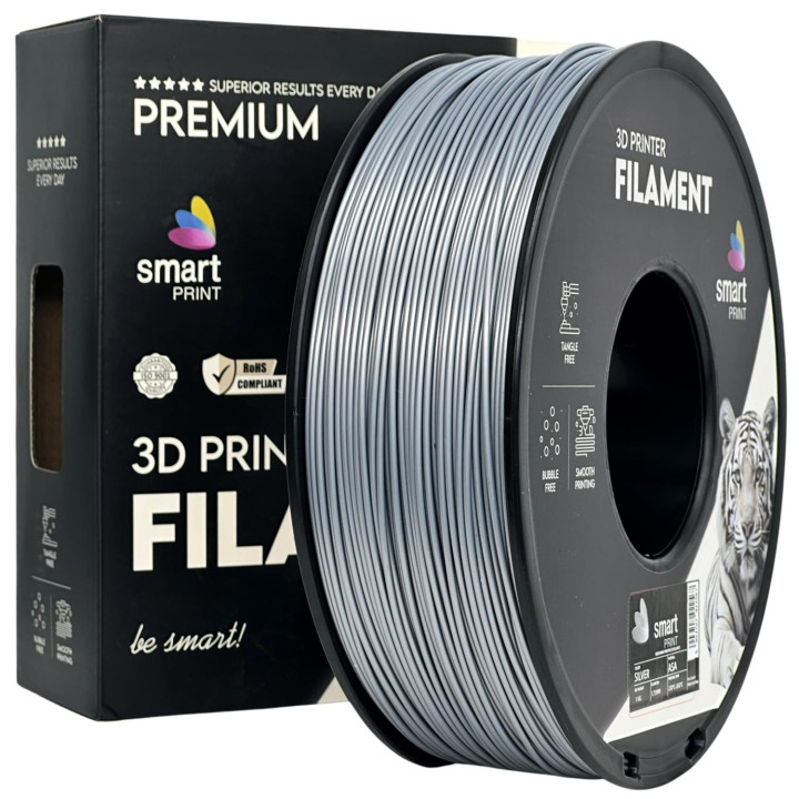 Silk PLA silver | Smart Print