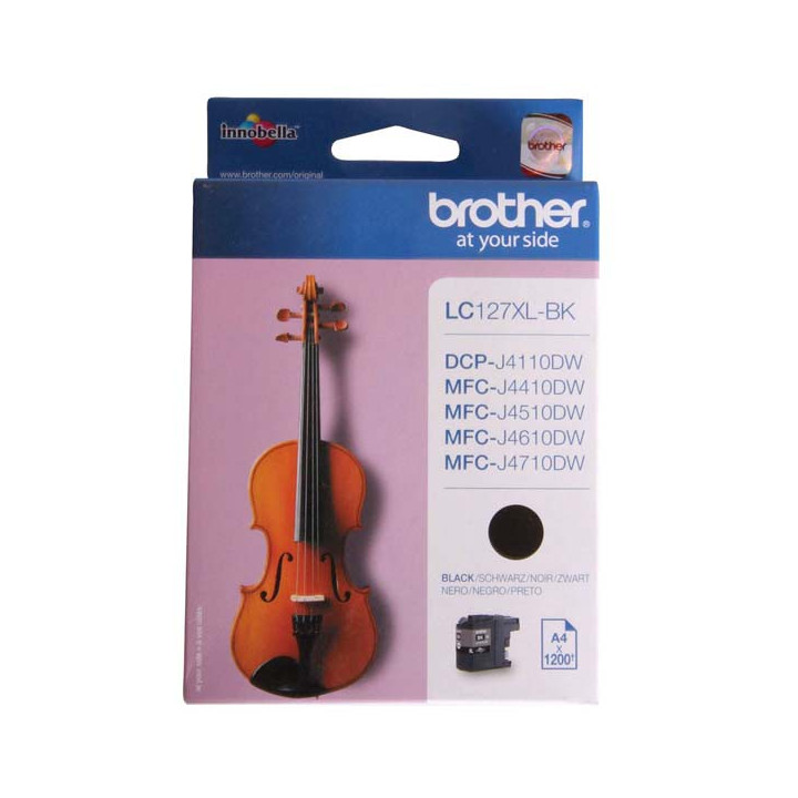 Încărcătură cerneală compatibilă LC127XLBK, 28ml pentru imprimante Brother (BULK)
