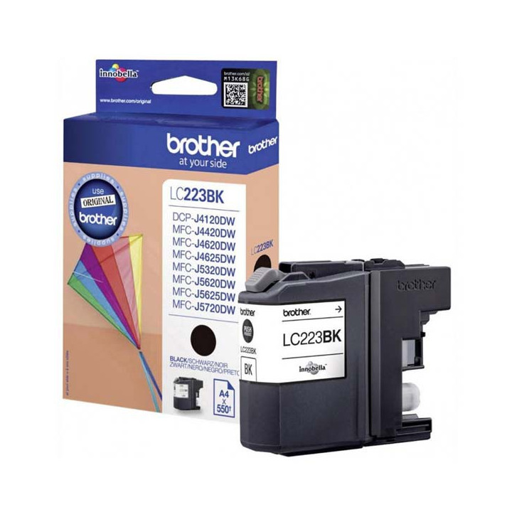 Încărcătură cerneală compatibilă LC223BK, XL, 20ml pentru imprimante Brother (BULK)
