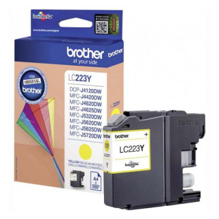 Încărcătură cerneală compatibilă LC223Y, XL, 10ml pentru imprimante Brother (BULK)