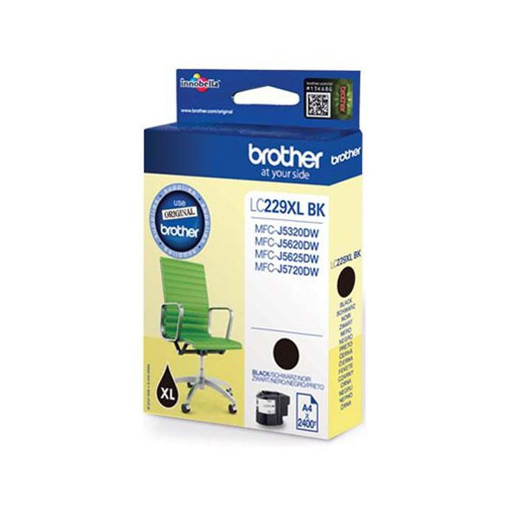 Încărcătură cerneală compatibilă LC229XLBK, 58ml pentru imprimante Brother (BULK)