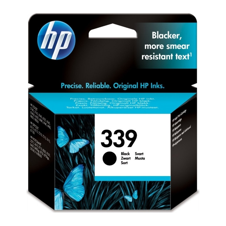Картридж оригинално мастило HP черен № 339 за DJ5740|574x|65xx|OJ2570|8050|84xx|87xx|PSC1610|23xx "C8767EE"
