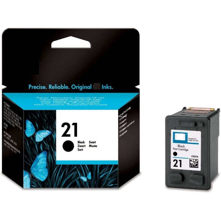 HP 21 Fekete Eredeti Tintapatron DJ3920|3940|D1360|14xx|F2180|2275|22xx "C9351AE"
