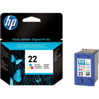 Картридж оригинално мастило HP Color №22 за DJ3920|3940|D1360|14xx|F2180|2275|22xx "C9352AE"