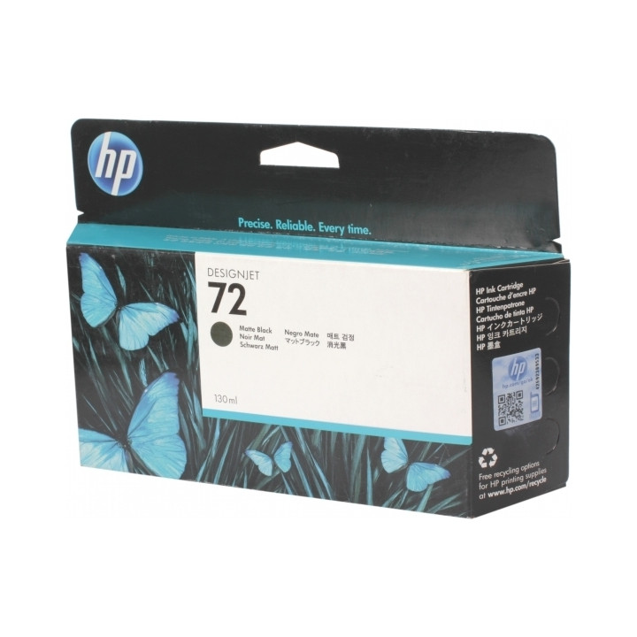 HP 72 Original Matt Fekete Tintapatron DesignJet T1100|1120|1200|1300|2300|T610|620|770|790 "C9403A"