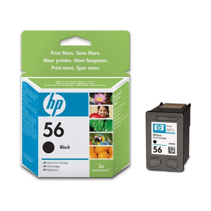 Original HP Black Ink Cartridge No. 56 for DJ 450|5150|5160|5xxx|96xx|7xxx|PSC1xxx|2xxx "C6656AE"
