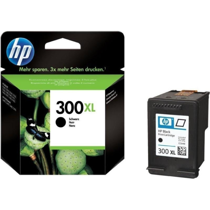 Original HP Black Ink Cartridge No. 300XL for DJ D2530|2560|2660|5560|F2420|2480|4280|PS C4680|4780 "CC641EE"