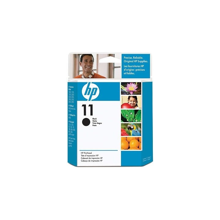 Cap Printare Original HP Black, nr.11, pentru DesignJet 500|600|CP1700|2xxx, , (timbru verde 0.15 lei), "C4810A"