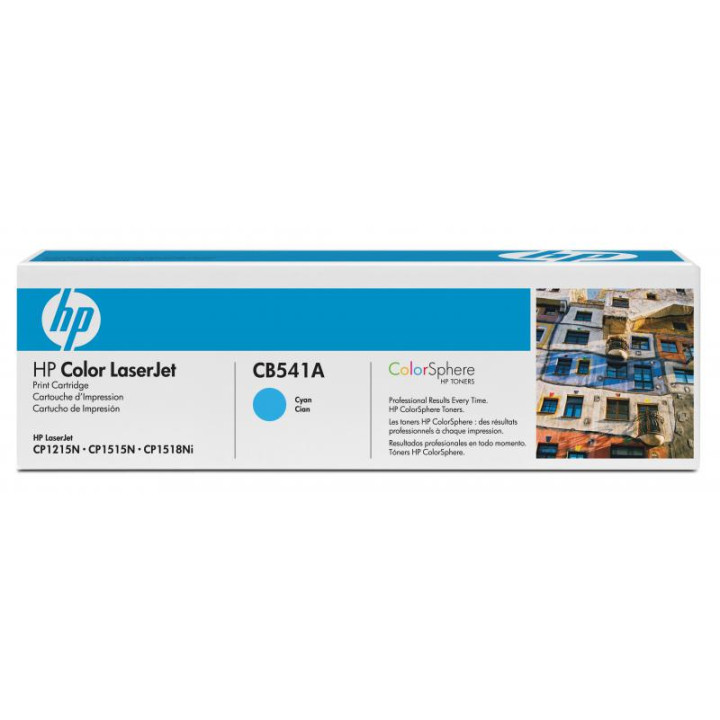 Оригинален тонер HP Cyan №125A за Color LaserJet CM6030 | CM6040 | CP6015 1.4K "CB541A"