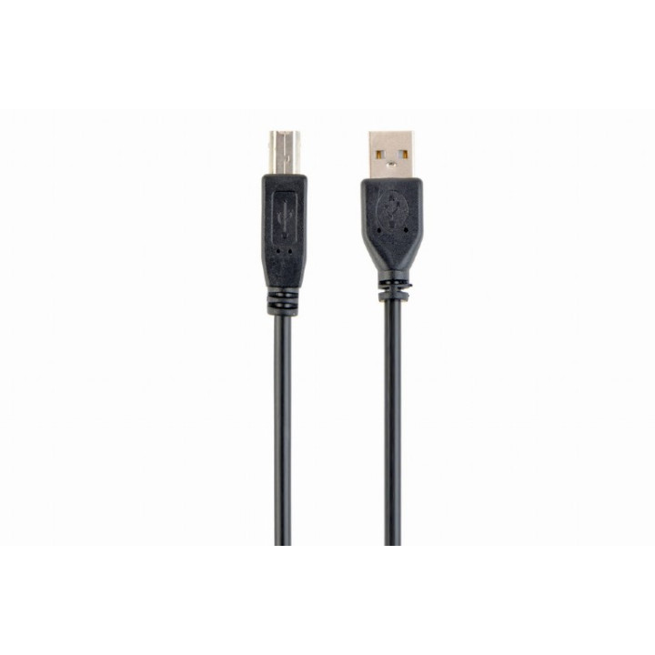 CABLU USB GEMBIRD pt. imprimanta, USB 2.0 (T) la USB 2.0 Type-B (T), 1.8m, conectori auriti, black, "CCP-USB2-AMBM-6" / 45505977