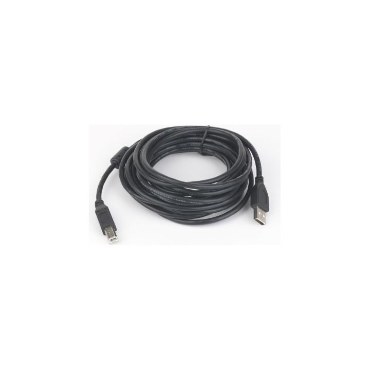 USB KÁBEL GEMBIRD USB 2.0 (T) - USB 2.0 Type-B (T) 3m aranyozott csatlakozókkal, fekete "CCP-USB2-AMBM-10" / 45505978