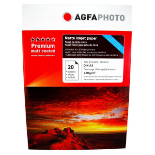 Hartie foto Agfa Matte Double A4, 220 g/mp