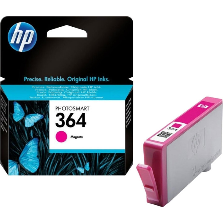 Картридж оригинално мастило HP Magenta №364 за PhotoSmart 7510|C5380|6380|D5460|7560 "CB319EE"