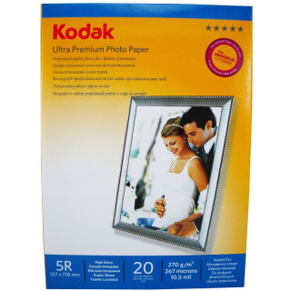 Hartie foto Kodak Ultra Premium High Glossy 5R RC, 270 g/mp