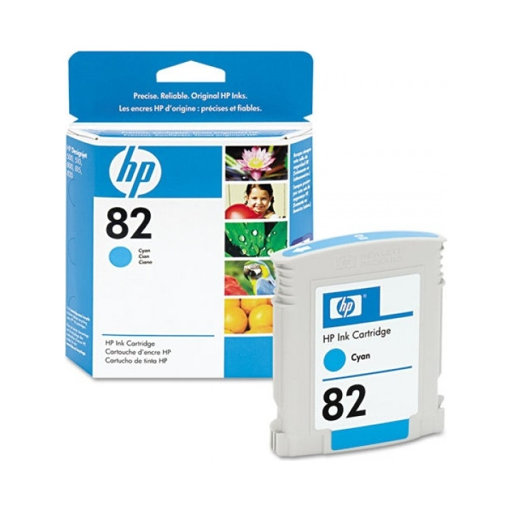 Картридж с оригинално мастило HP Cyan №82 за DesignJet 500|800 "C4911A"