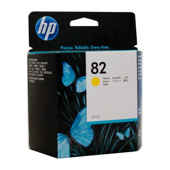 HP Eredeti Sárga Tintapatron 82 DesignJet 500|800 "C4913A"