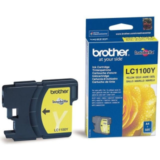 Оригинален мастилен картридж Brother Жълт LC1100Y за DCP-385|395|585|6690|J715|MFC-490|5490|5895|6490|6890|790 325 "LC1100Y"