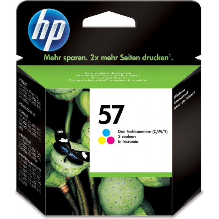 HP 57 Színes Eredeti Tintapatron DJ 450|5xxx|96xx|PSC1110|1xxx|2xxx "C6657AE"