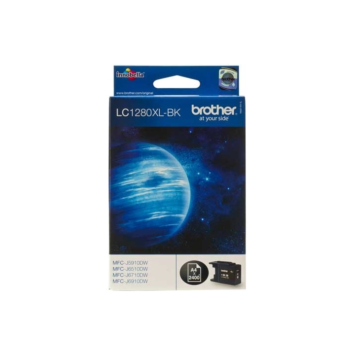 Оригинален мастилен картридж Brother Black LC1280XLBK за DCP-J525|J725|J925|MFC-J430|J5910|J625|J6510|J6910 2.4K "LC1280XLBK"