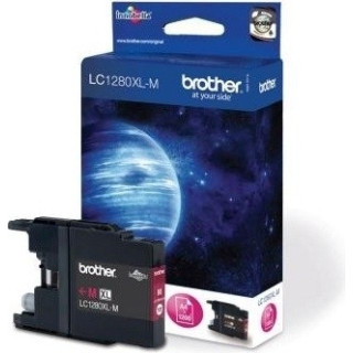 Оригинален мастилен картридж Brother Magenta LC1280XLM за DCP-J525|J725|J925|MFC-J430|J5910|J625|J6510|J6910 1.2K "LC1280XLM"