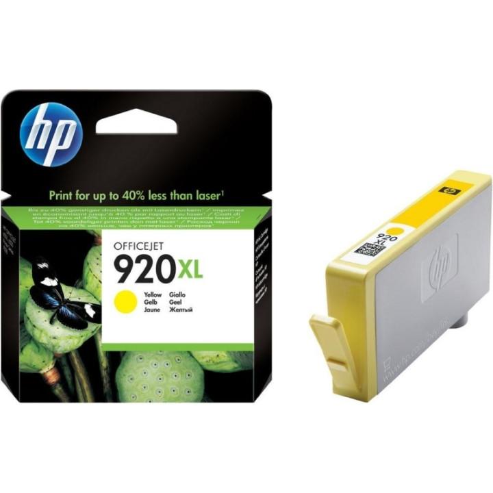 Original HP Yellow Ink Cartridge No. 920XL for OfficeJet 6000 | 6500 | 7000 | 7500 "CD974AE"
