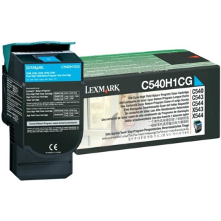 Оригинален тонер Lexmark Cyan C540H1CG за C540|C543|C544|X543|X544|X548 2K "C540H1CG"