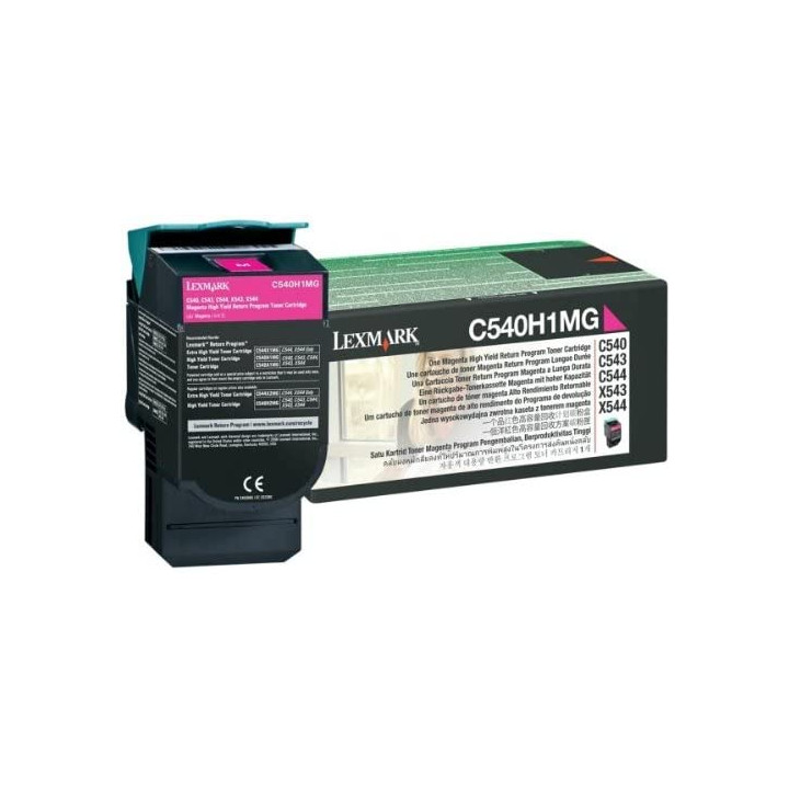 Eredeti Lexmark Magenta Toner C540H1MG C540|C543|C544|X543|X544|X548 2K