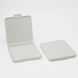 Cutie pentru pastrare alba portabila, KN95, 130x130x15mm