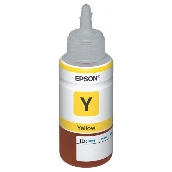 Original Epson Yellow Ink Cartridge T66444A for L100, L120, L200, L110, L210, L220, L300, L355, L550 "C13T66444A" (RAPO)