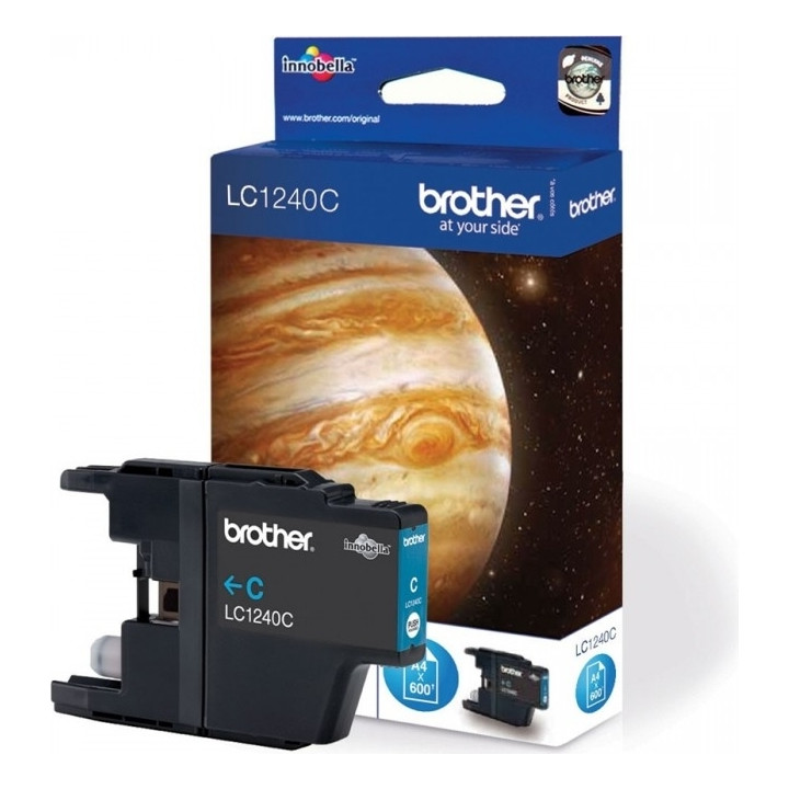 Картридж оригинално мастило Brother Cyan LC1240C за DCP-J525W|J725|J925|MFC-J430|J625|J5910|J6510|J6910 600 "LC1240C"