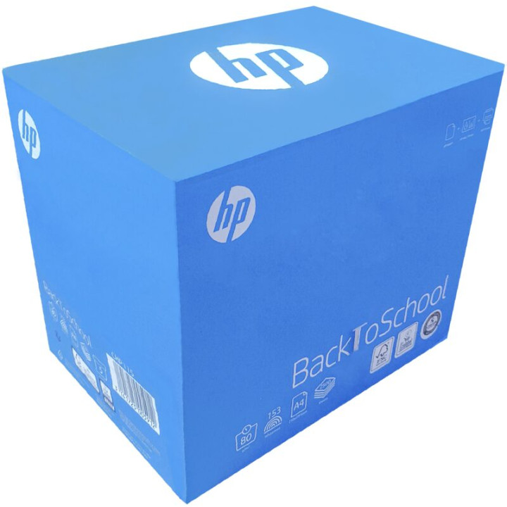 Hartie copiator HP BackToSchool, A4, 80g/mp, cutie (5 topuri)