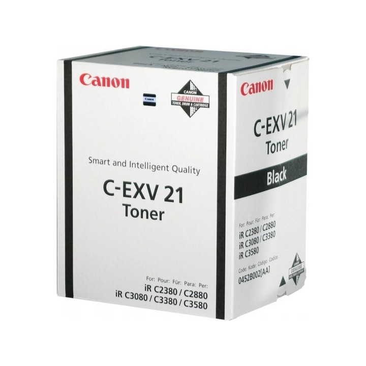 Оригинален тонер Canon Black EXV21BK за IR C2380I|IR C2880|IR C2880I|IR C3080|IR C3080I|IR C3380|IR C3380I|IR C3580|IR C3580 26K