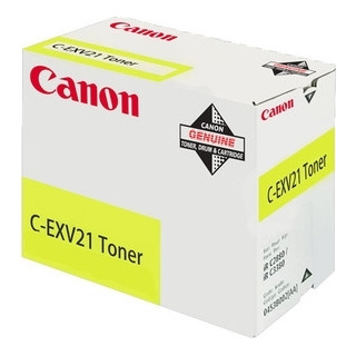 Toner Original Canon Yellow, EXV21Y, pentru IR C2380I|IR C2880|IR C2880I|IR C3080|IR C3080I|IR C3380|IR C3380I|IR C3580|IR C3580