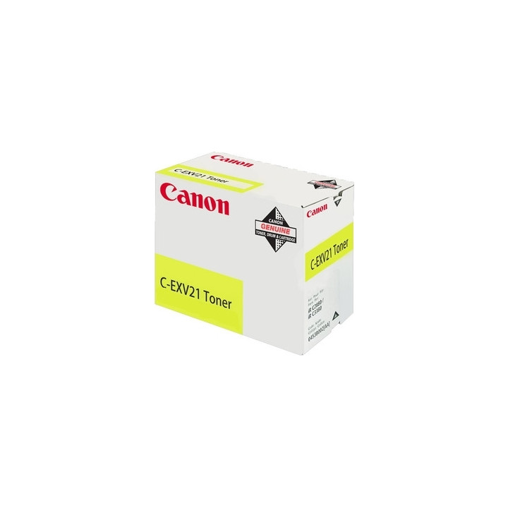 Original Canon Yellow Toner EXV21Y for IR C2380I | IR C2880 | IR C2880I | IR C3080 | IR C3080I | IR C3380 | IR C3380I | IR C3580