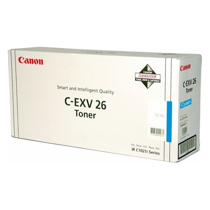 Toner Original Canon Cyan, EXV26C, pentru IR C1021I|IR C1028I|IR C1028IF, 6K,NOPP, "CF1659B006AA"