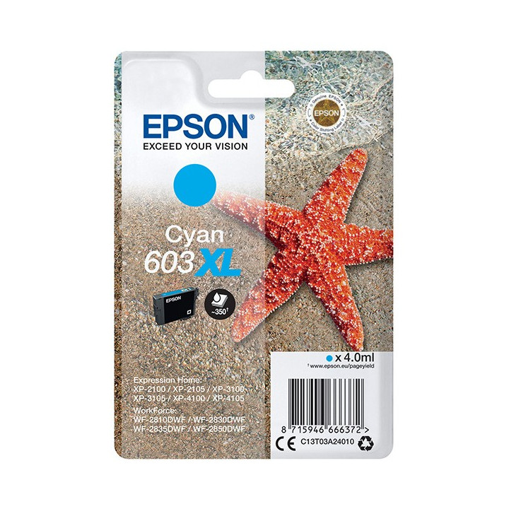 Încărcătură cerneală compatibilă C13T03A24010, 603XL, 14ml pentru imprimante Epson (BULK)