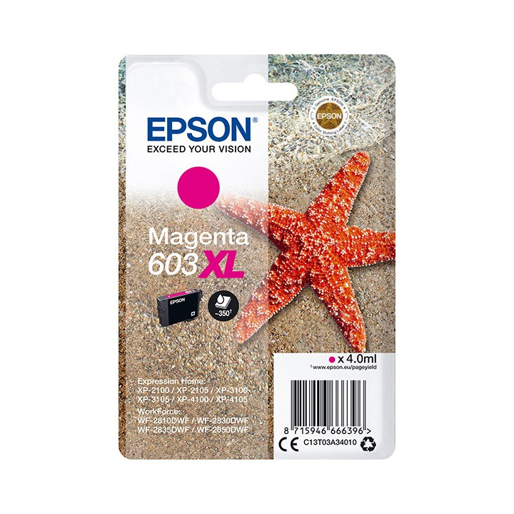 Încărcătură cerneală compatibilă C13T03A34010, 603XL, 14ml pentru imprimante Epson (BULK)
